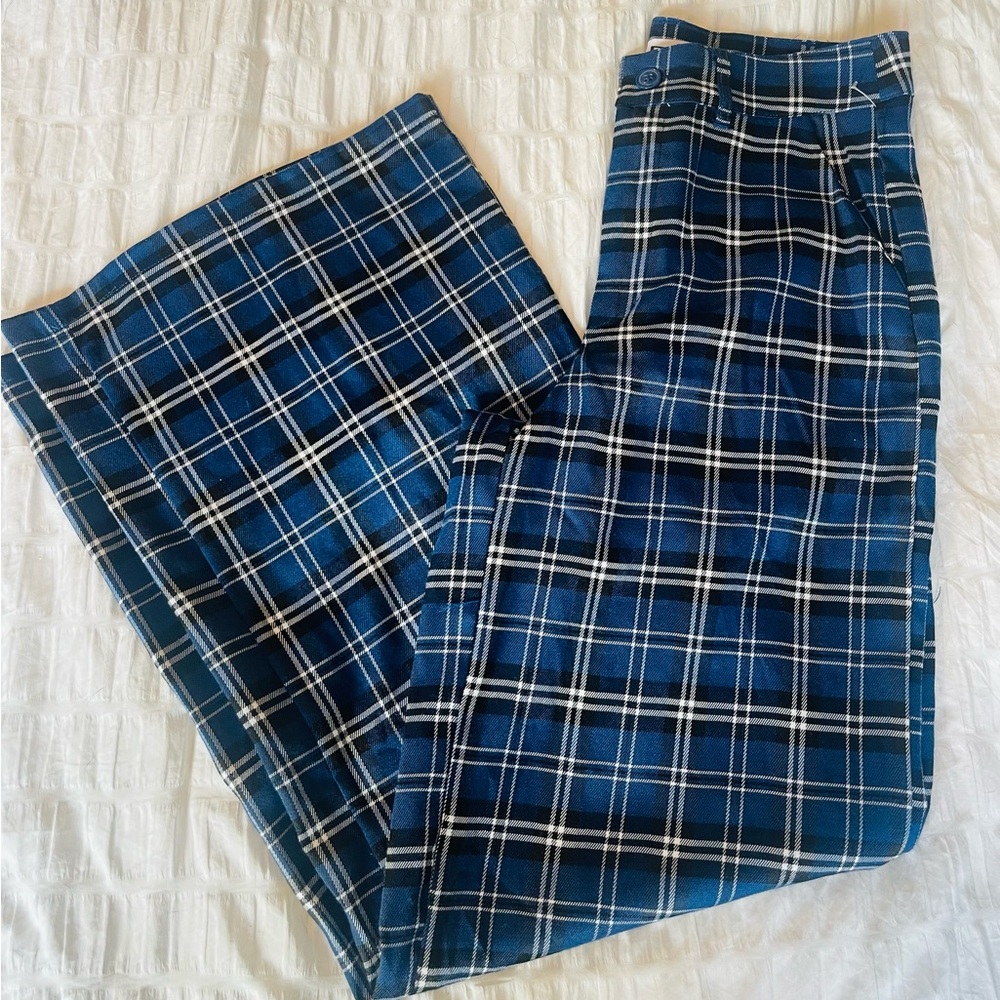 RSQ Tilly's Plaid High Waist Wide Leg Pant